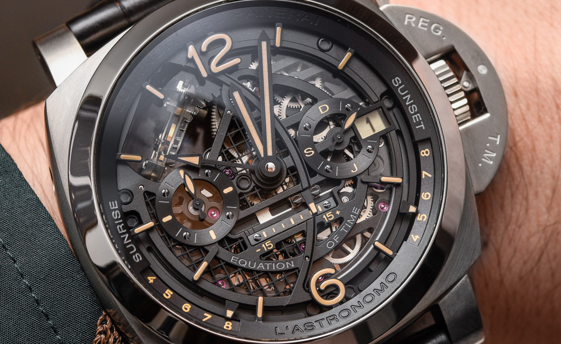 Panerai L'Astronomo Luminor 1950 Tourbillon Moon Phases Equation Of Time GMT PAM00920 Hands-On Hands-On 