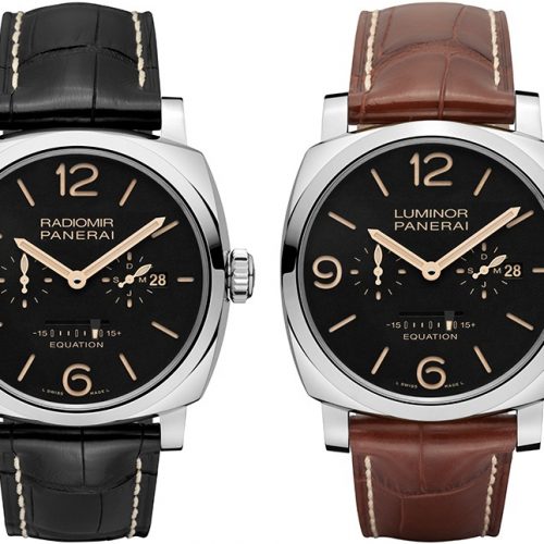Two New Panerai Luminor 1950 3 Days Gmt 24h Replica Equation Of Time Special Edition Watches For SIHH 2015 Watch Releases